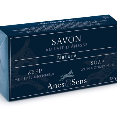 Savon au lait d'ânesse 100g Nature