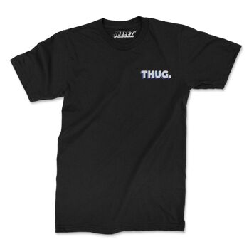 T-shirt noir Thug