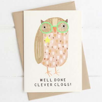 Congratulations Owl Card