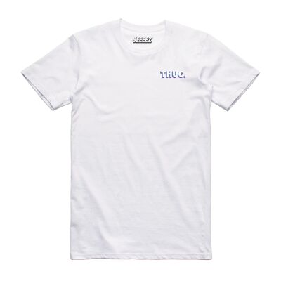Weißes Schläger-T-Shirt