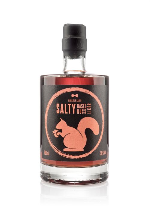 Haselnusslikör - „Salty Edition“ - Salty Haselnusslikör - Mini 5cl