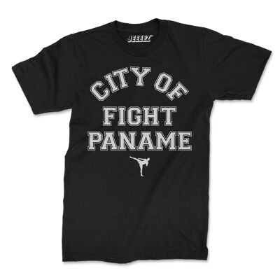 T-shirt nera Paname City of fight