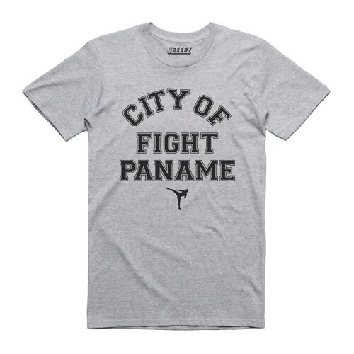 T-shirt gris City of fight Paname
