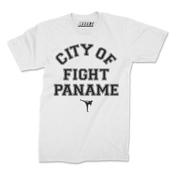 T-shirt blanc City of fight Paname