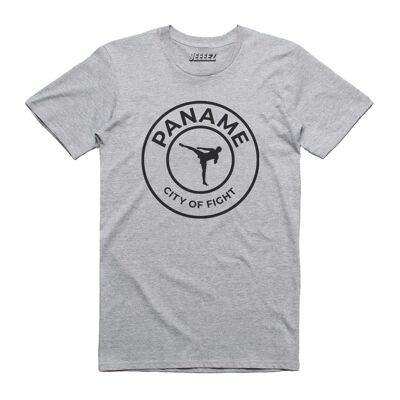 Paname city of fight gray t-shirt