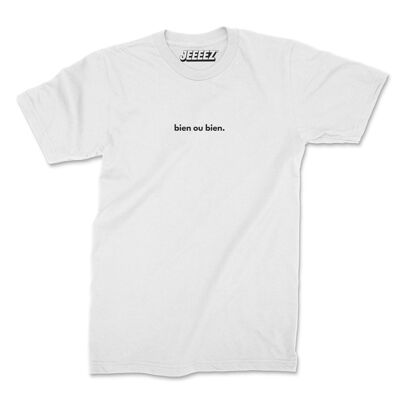 Weißes T-Shirt gut oder gut