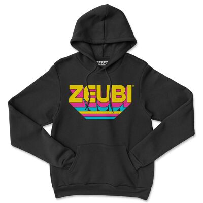 Zeubi schwarzer Hoodie