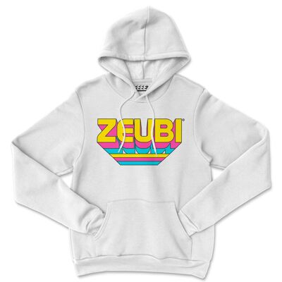 Zeubi white hoodie