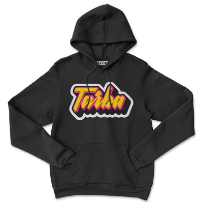 Hoodie noir Tarba