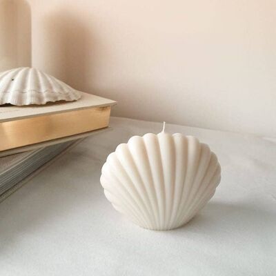 Shell Candle_Shell Blanca