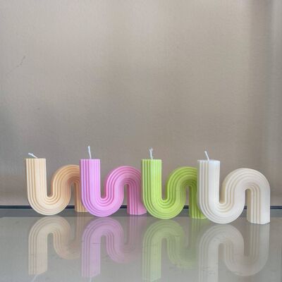 Snake candle_Verde