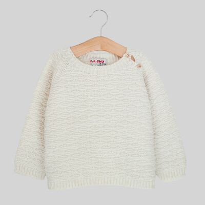 Maglione caramelle beige