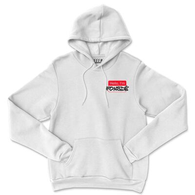 Hallo, ich bin Fonsdé weißer Hoodie