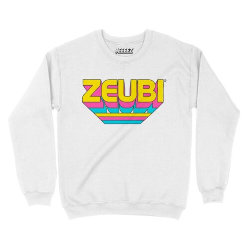 Sweat blanc Zeubi