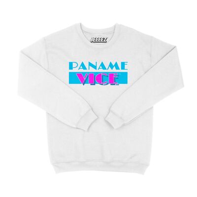 Paname Vice white sweatshirt