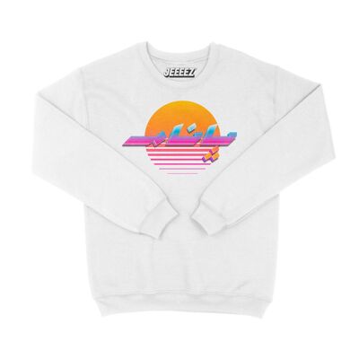 Paname Sun Arabic white sweatshirt