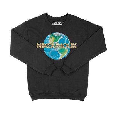 Schwarzes Sweatshirt von Nikoumouk
