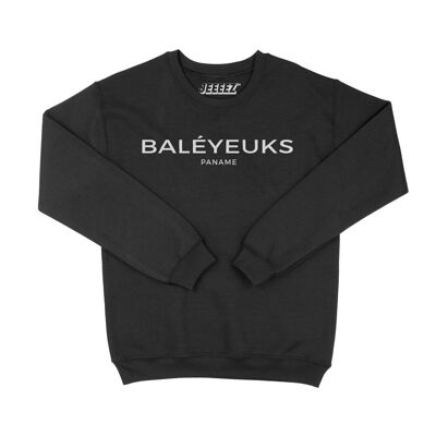 Baléyeuks Paname schwarzes Sweatshirt