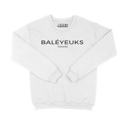 Baléyeuks Paname white sweatshirt