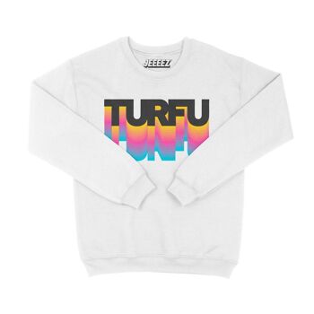 Sweat blanc Turfu