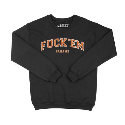 Schwarzes Fuck'Em Paname Sweatshirt