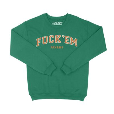 Sudadera Fuck'Em Paname verde