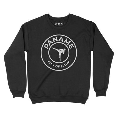 Schwarzes Sweatshirt Paname Stadt des Kampfes
