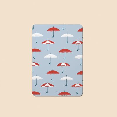 Carte postale - Les parapluies