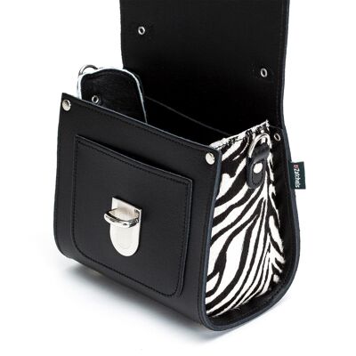 Handmade Leather Sugarcube - Zebra Print PLUS