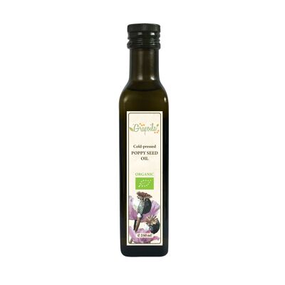 Grapoila Poppy Seed Oil Organic 21,7x4,6x4,6 cm