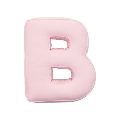 Cotton Letter Cushion B Pink