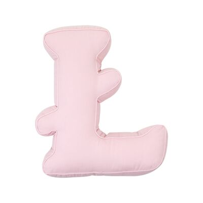 Cotton Letter Cushion Ł Pink