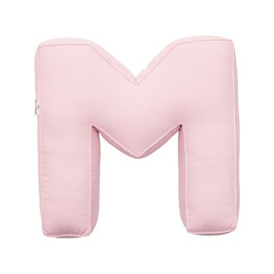 Cotton Letter Cushion M Pink