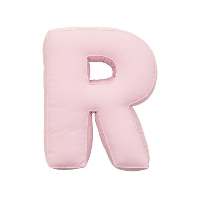 Cotton Letter Cushion R Pink