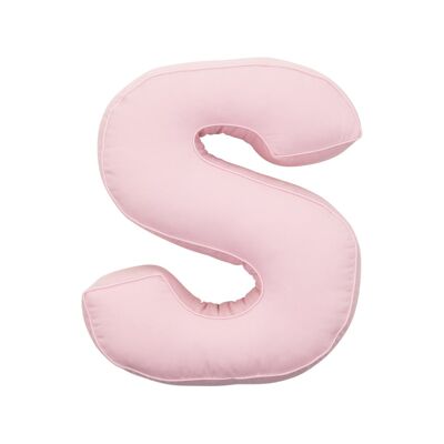 Cotton Letter Cushion S Pink
