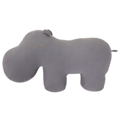 Hippo Cushion Grey