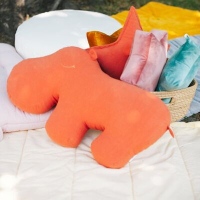 Cuscino Ippopotamo Mattone