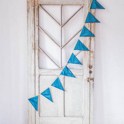 Velvet Garland Petrol 300 cm