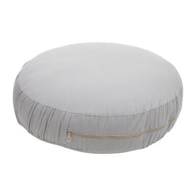 Big Cotton Pouf Grey