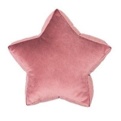 Velvet Star Cushion Small 30 Old Rose