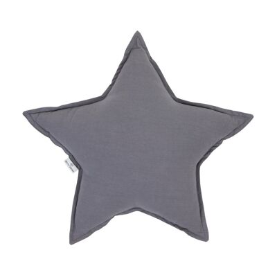 Cotton Star Cushion Grey