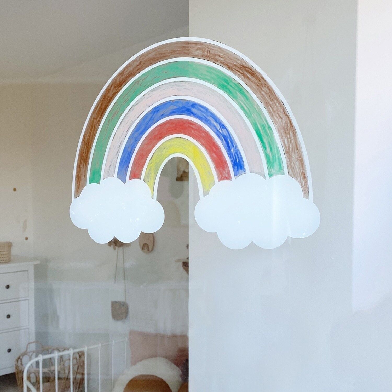 ADESIVO PER FINESTRA ARCOBALENO