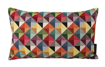 187 Coussin Triangle multicolore 50x30 1