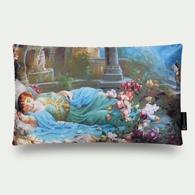 258 Kissen Dornröschen Satiné 60x40