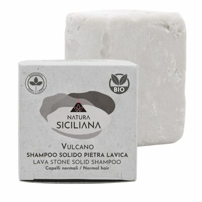 Shampoo Solido Biologico per Capelli Misti o Grassi con Olio di Cocco, Burro di Karitè e Burro di Cacao. Vegano, fatto a mano, senza plastica