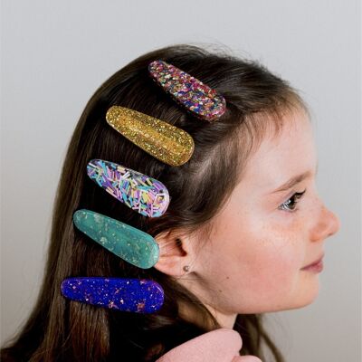 OVAL - Resin Hair Clip