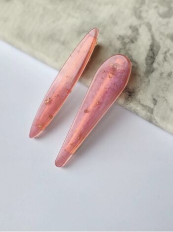 MINIMAL RESIN - Set of 2 Hair Clips 8