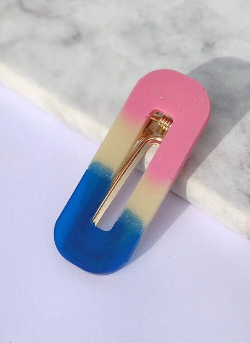 SQUARE - Resin Hair Clip - NEW COLOURS!