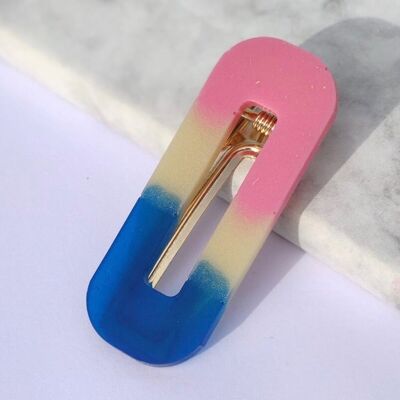 SQUARE - Resin Hair Clip - NEW COLORS!