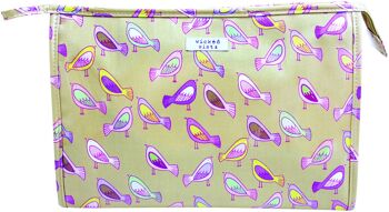Sac Bird Walk Pastel Large A Line Bag Cosmetic Bag Pouch